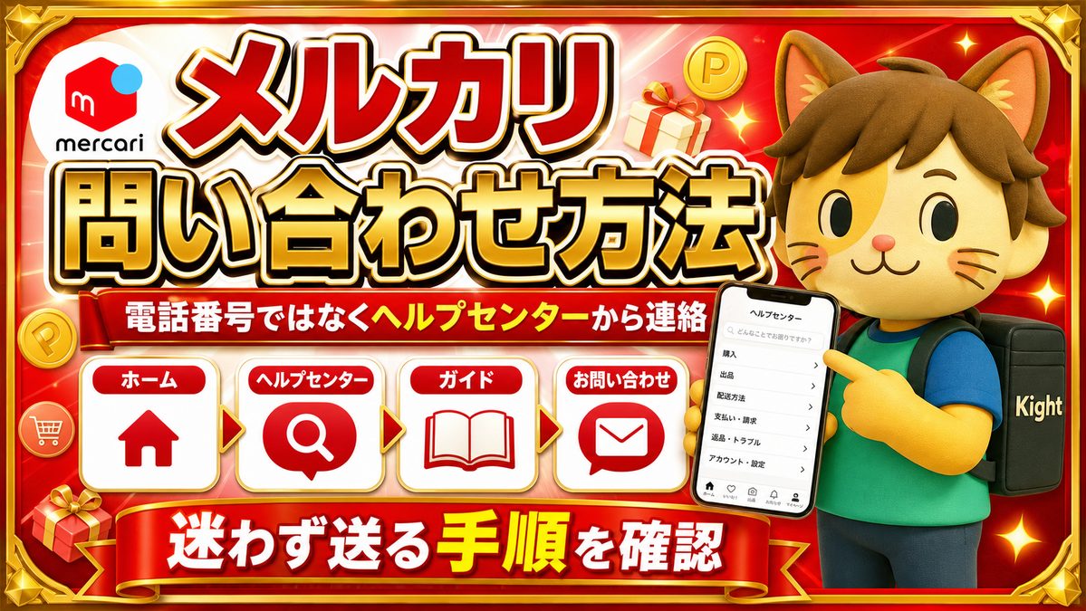 メルカリ問い合わせ ImageGen contact_thumb_ai