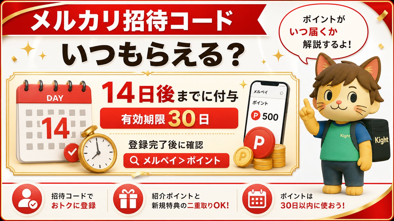 メルカリ招待コードのポイント反映時期と確認方法